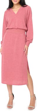 GIBSONLOOK Long Sleeve Sweater Dress