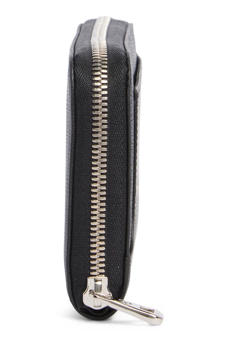 Zip Around Wallet, Alternate, color, BLACK