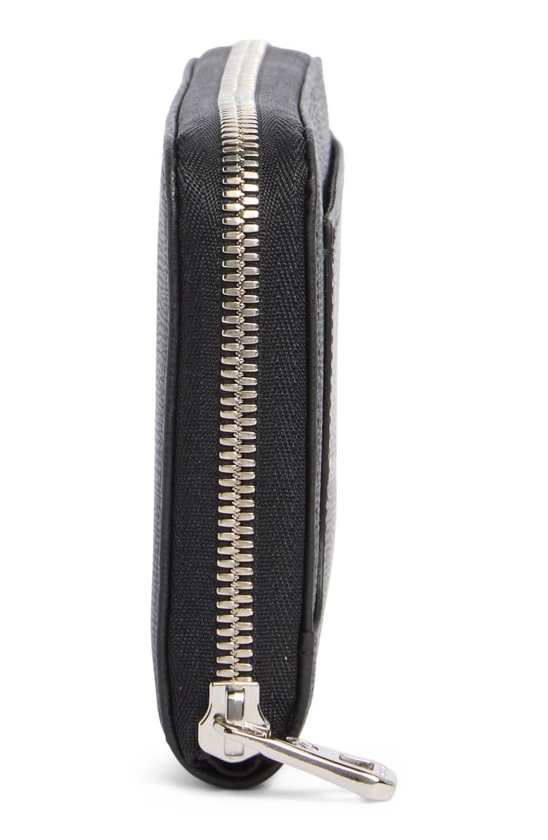 Longchamp Zip Around Wallet, Alternate, color, Black