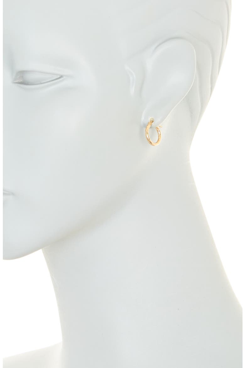 14K Gold 15mm Hoop Earrings (Nordstrom Exclusive), Alternate, color, 14K YELLOW GOLD