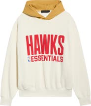 Fear of God Essentials x NBA Atlanta Hawks Sports Fit Cotton Blend Hoodie