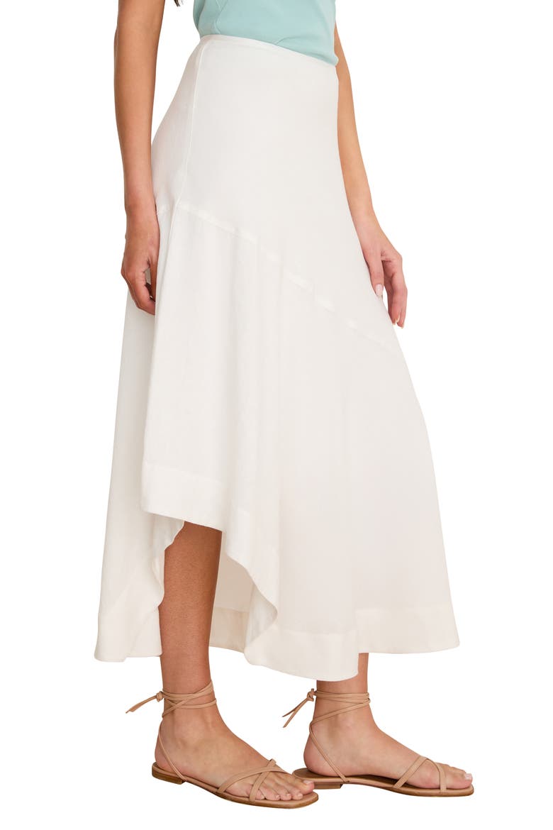 Long Engagement Rumba Linen Blend Skirt, Alternate, color, PAPER WHITE