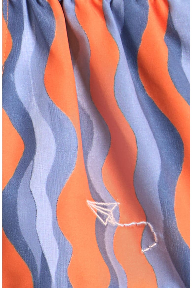 Kids' Print Swim Trunks, Alternate, color, ORANGE