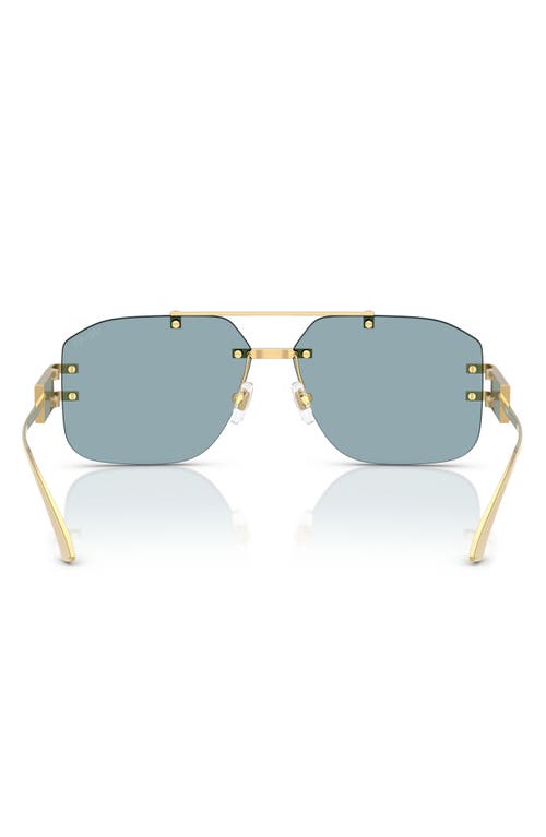 Versace Pilot-frame Sunglasses In Gold