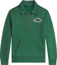 Polo Ralph Lauren Kids' Graphic Quarter Zip Pullover