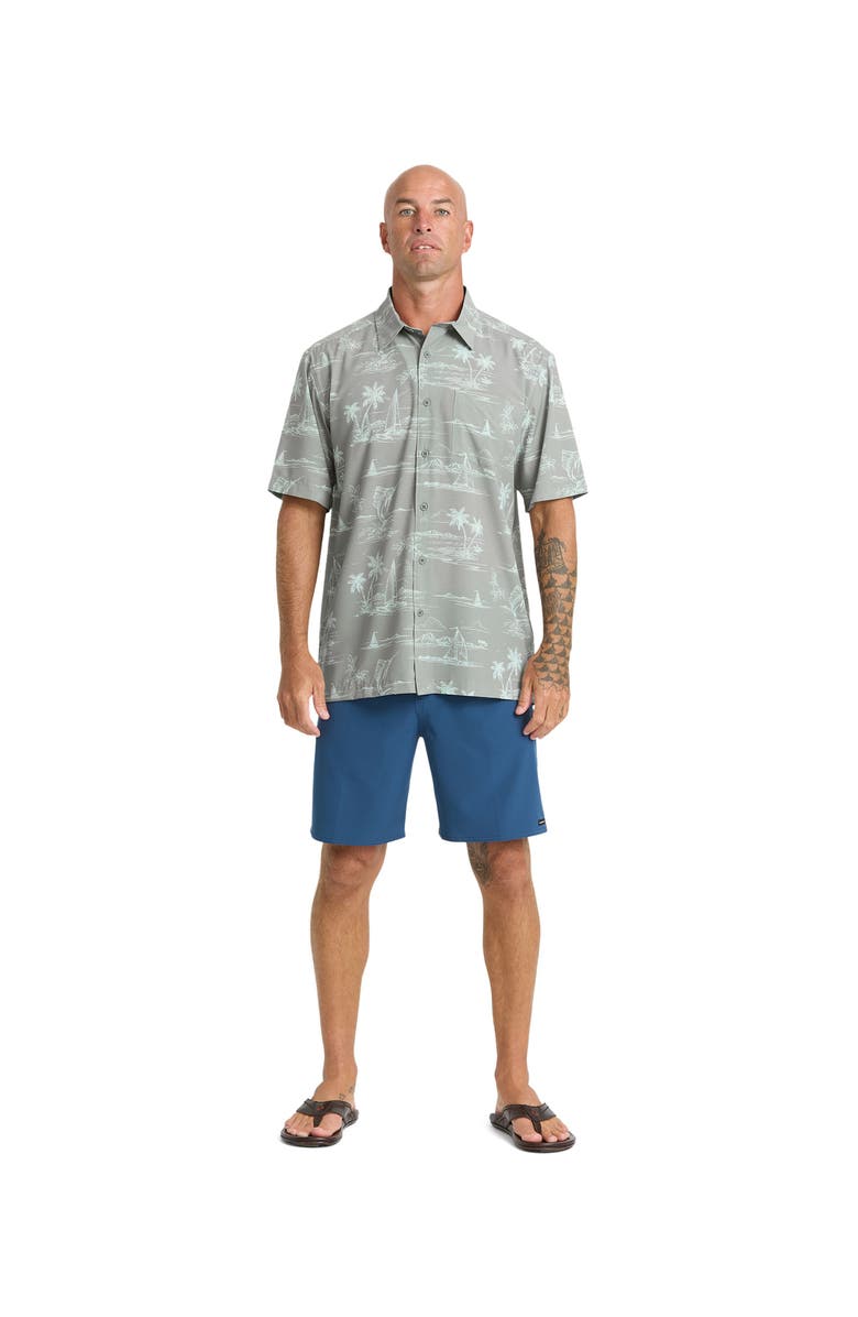 Quiksilver Performance Pack WM SS Short Sleeve Shirt, Alternate, color, Frost Gray