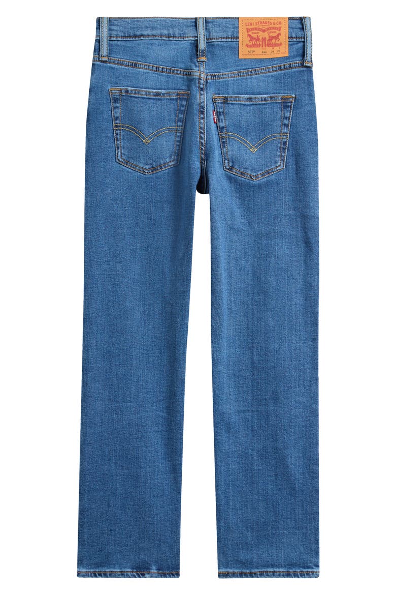 Kids' 501 Original Mid Rise Straight Leg Jeans, Main, color, ATHENS