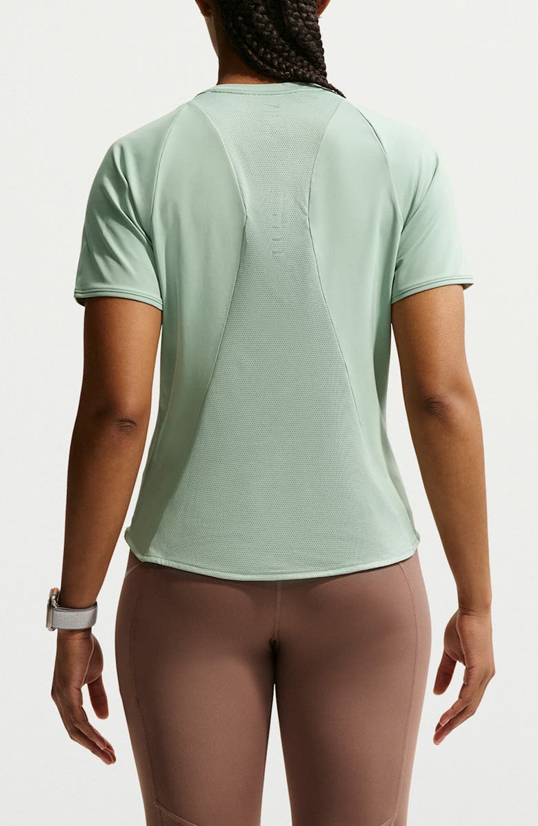 Nike Swift Dri-FIT Short Sleeve Running Top, Alternate, color, Steam