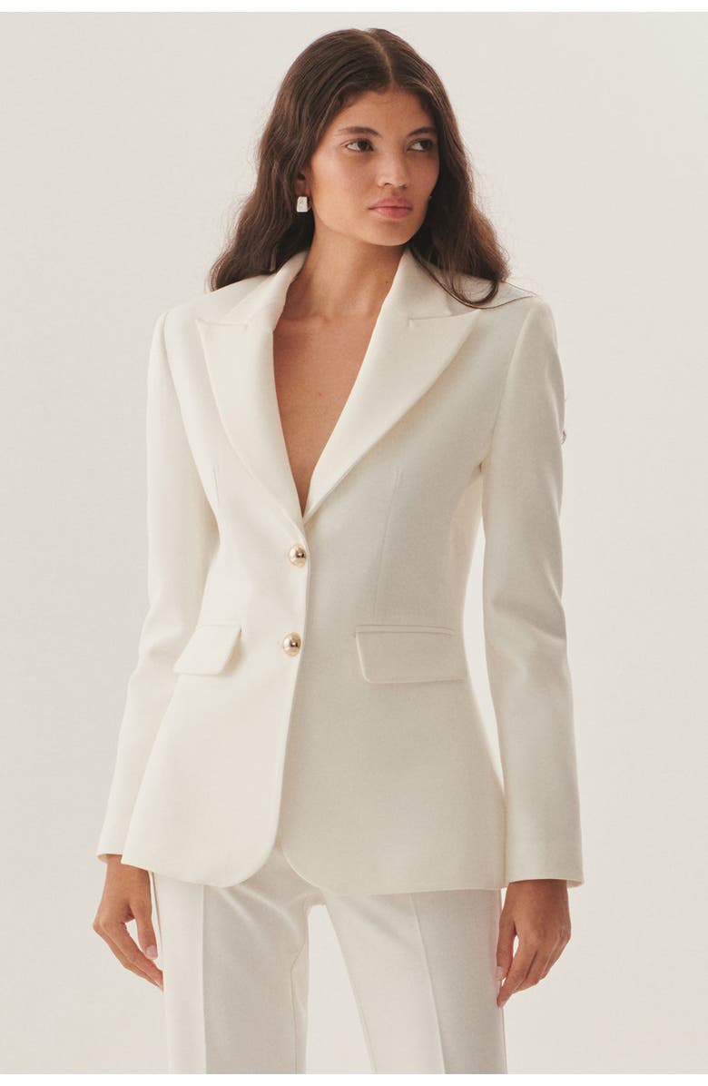 Exquise River Fitted Blazer, Main, color, Beige