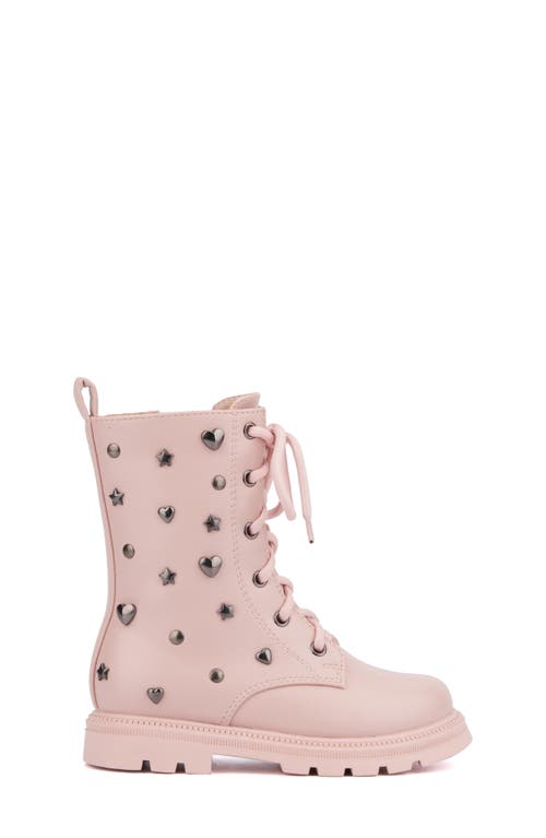 Olivia Miller Kids' Astro Stud Combat Boot In Pink
