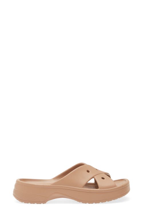 CROCS CROCS CROSS STRAP SLIDE SANDAL
