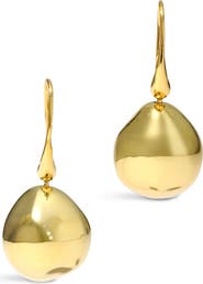 Alexis Bittar Molten 14k Gold Plated Drop Earrings