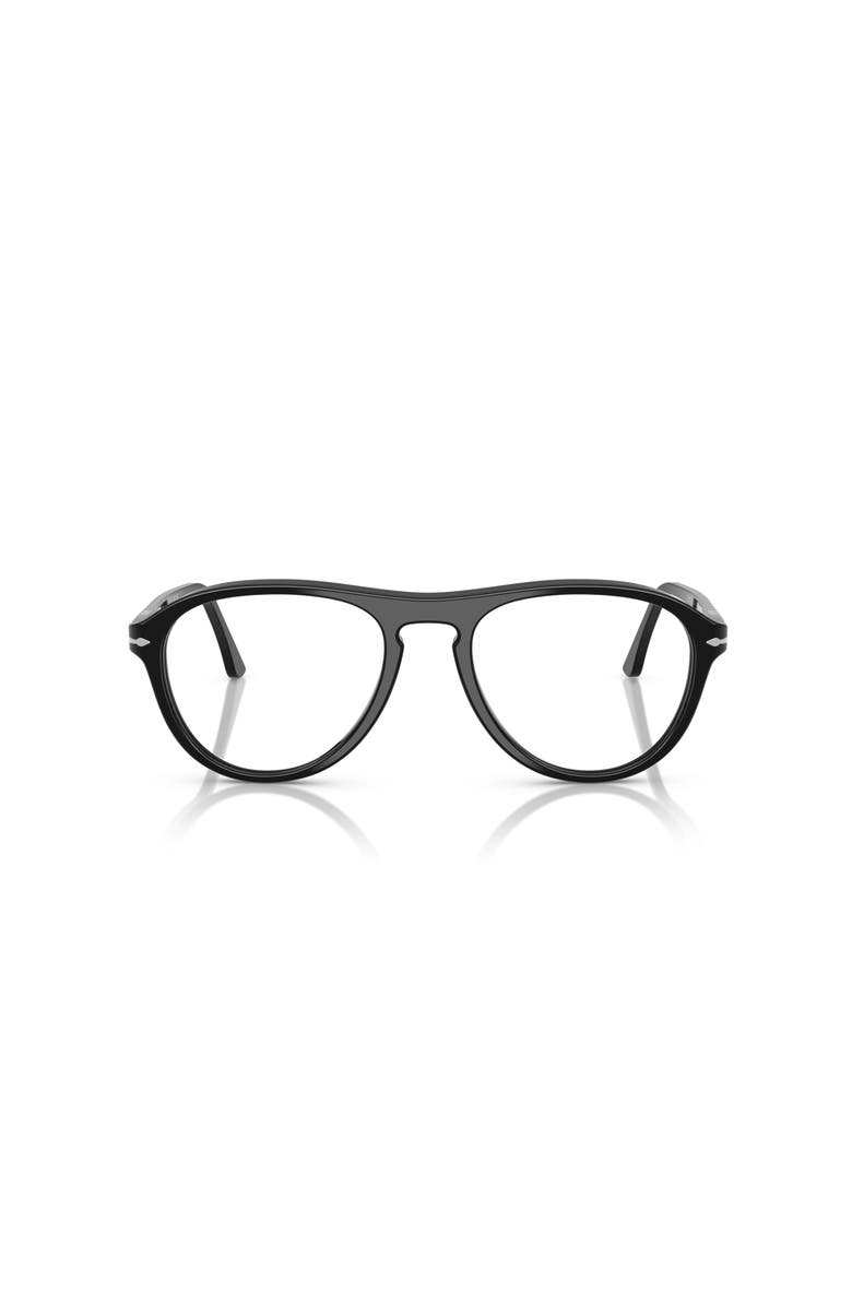Persol 55mm Pilot optical glasses, Alternate, color, Black