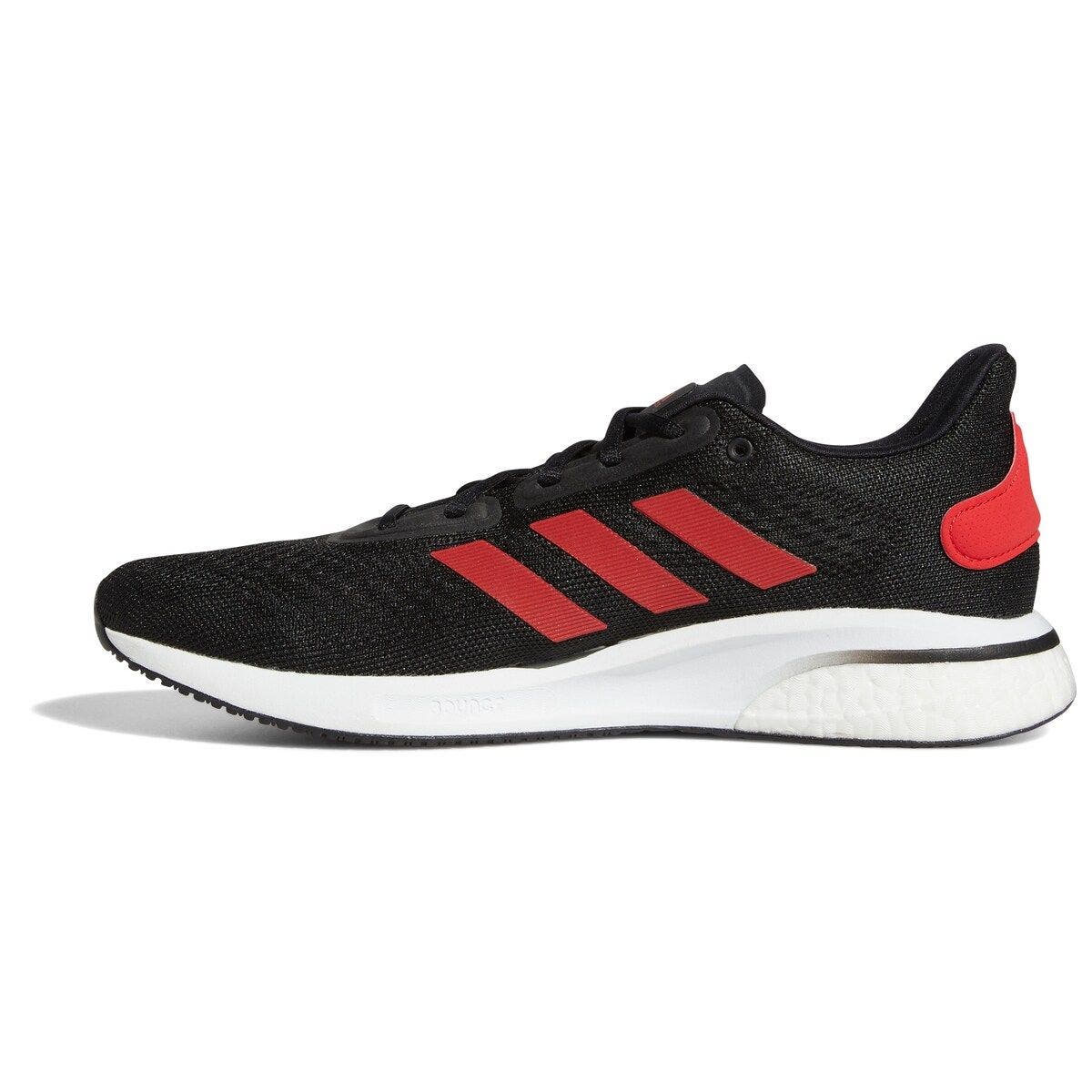 adidas Black/Red Louisville Cardinals Supernova Shoe, Main, color, 
