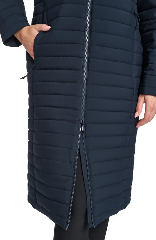 Champion Hooded Puffer Coat In Blue