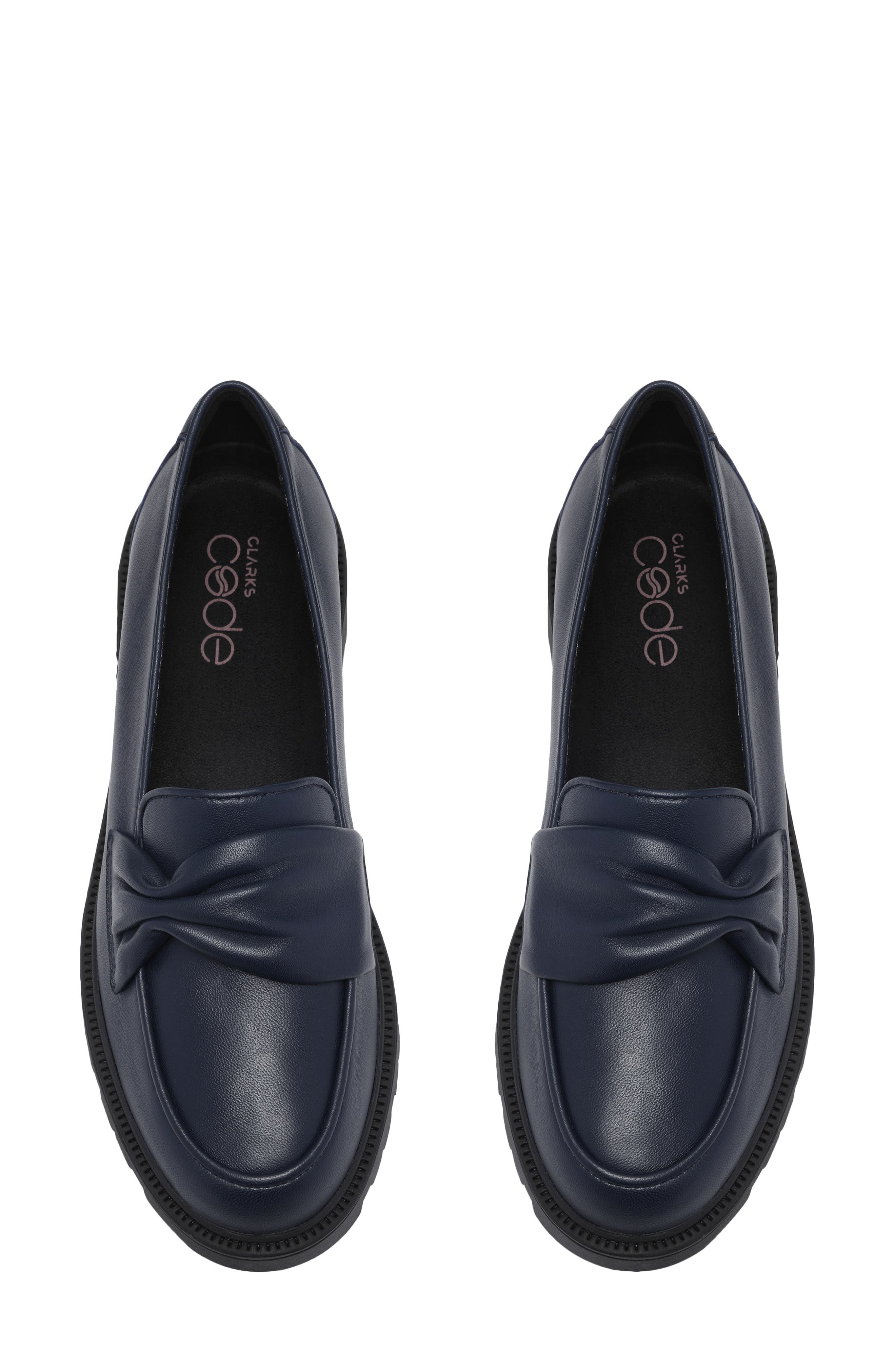 Edge Loafer, Alternate, color, NAVY LEATHER