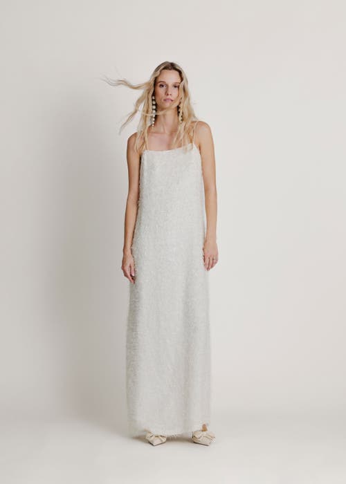 Alas Spaghetti Strap Bridal Dress In White