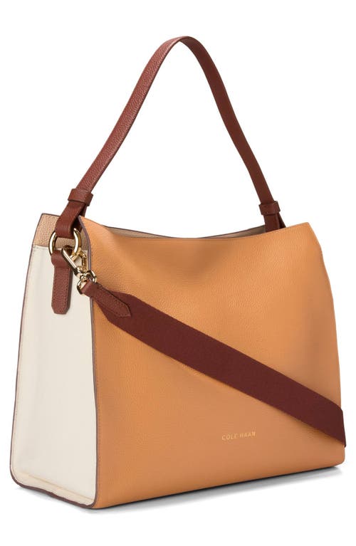 Cole Haan Carryall Medium Shoulder Bag In Neutral Color Block Biscuit