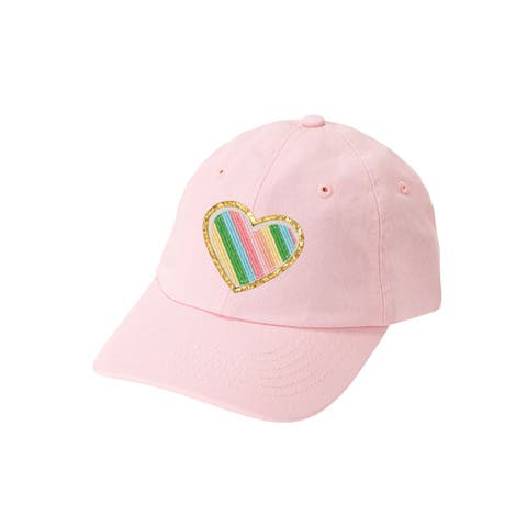 Rainbow Heart Patch Baseball Hat (Toddler, Little Kid & Big Kid)