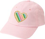 Sweet Wink Rainbow Heart Patch Baseball Hat