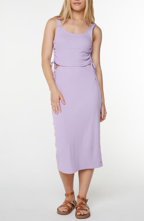 Roxy Surf Stoked Midi Dress In Purple