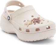CROCS Iridescent Glitter Platform Clog