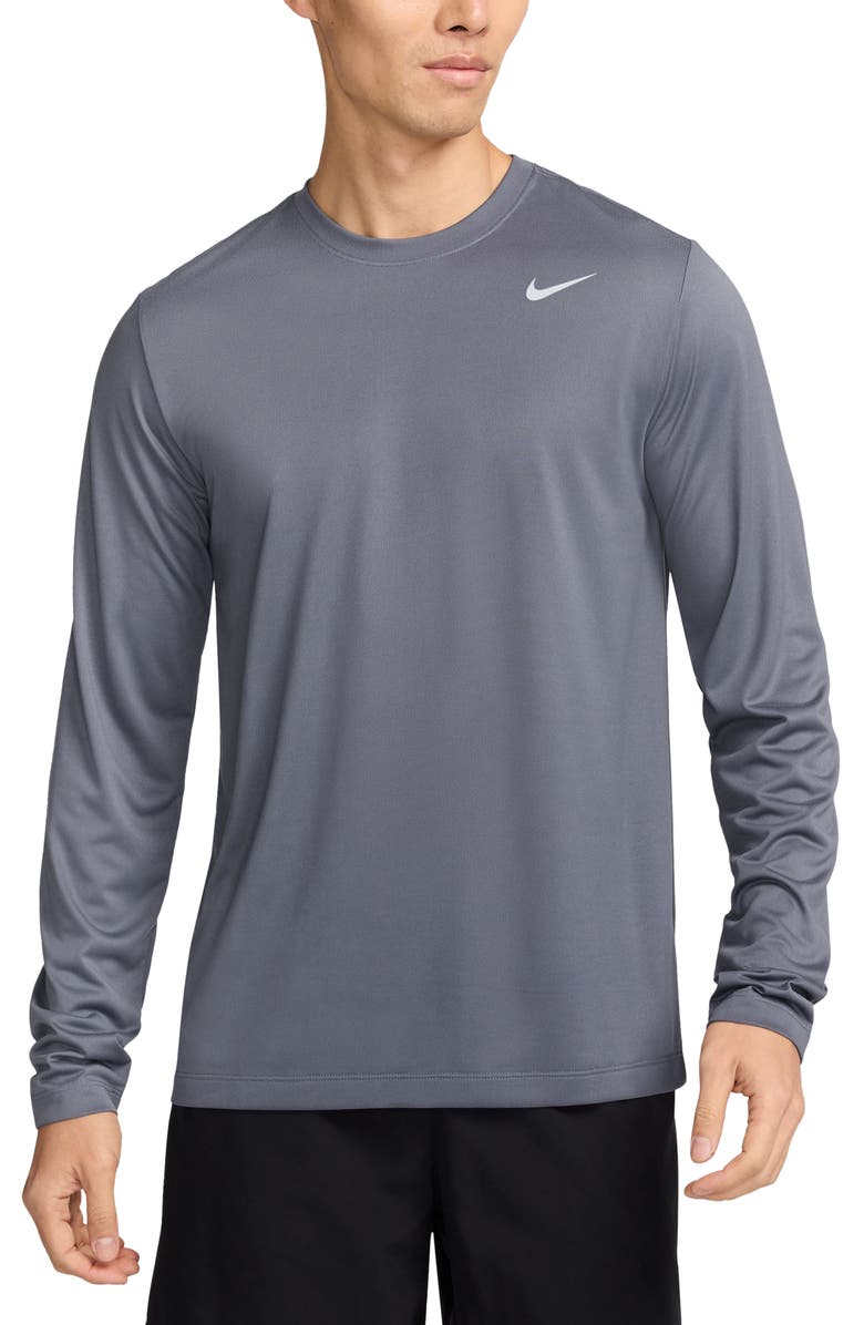 Nike Legend Long Sleeve Dri-FIT Training T-Shirt, Main, color,