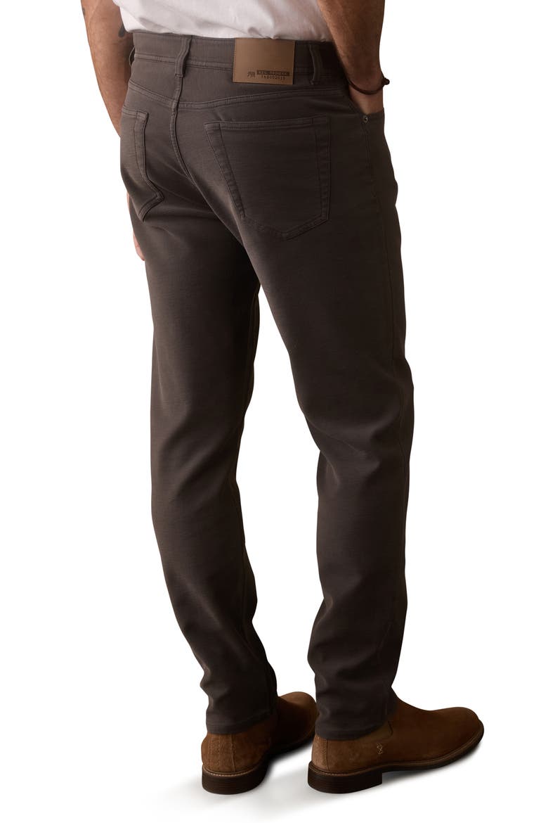 Comfort Terry Straight Leg 5-Pocket Pants, Alternate, color, MEDIUM WASH