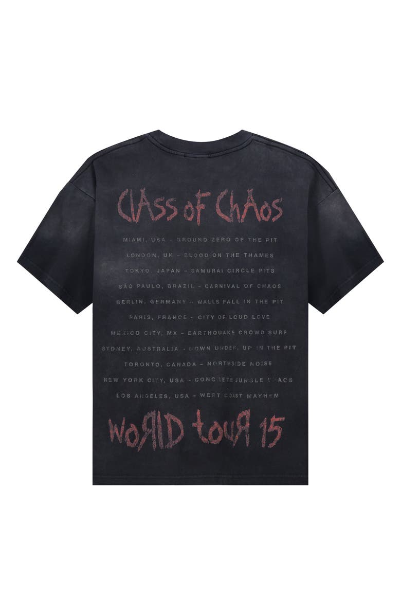Rolling Loud Chaos World Tour Graphic T-Shirt, Alternate, color, Washed Black