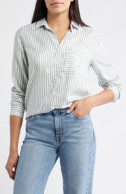 beachlunchlounge Eden Long Sleeve Button-Up Shirt