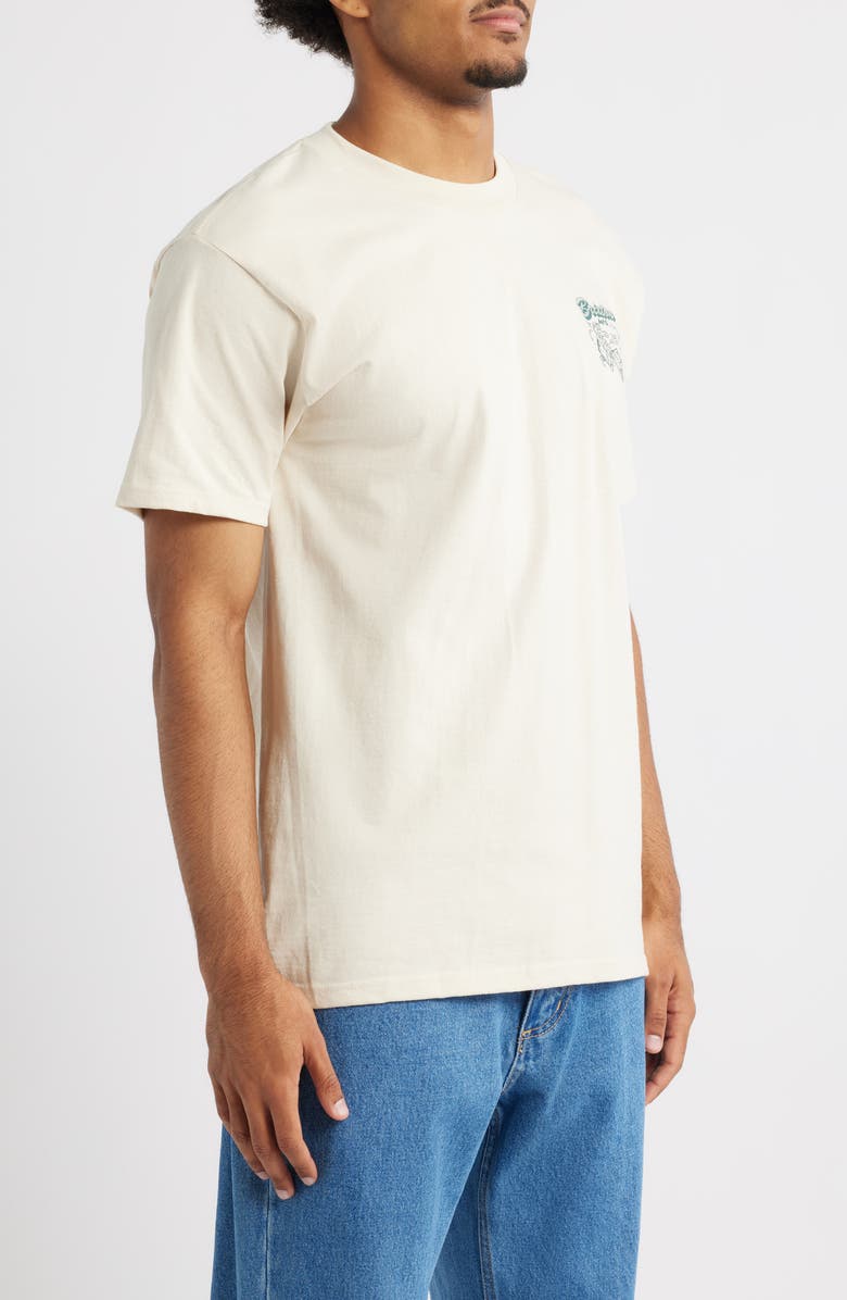 Brixton Dig It Graphic T-Shirt, Alternate, color, Cream