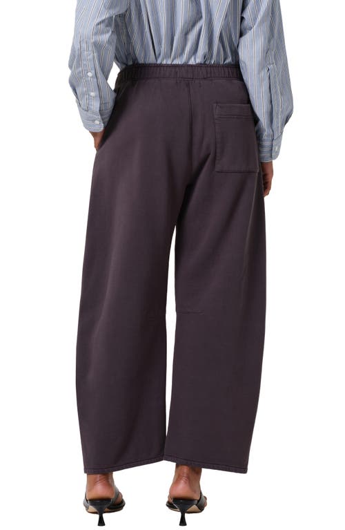 Shop Citizens Of Humanity Miro Cotton Fleece Sweatpants In Charcoal