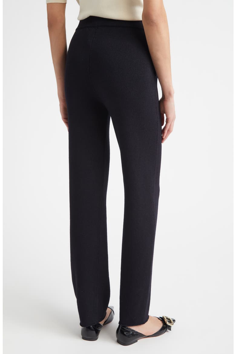 Legacy Isabel Knit Pants, Alternate, color, BLACK