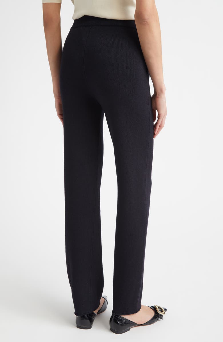 ST. JOHN Legacy Isabel Knit Pants, Alternate, color, Black
