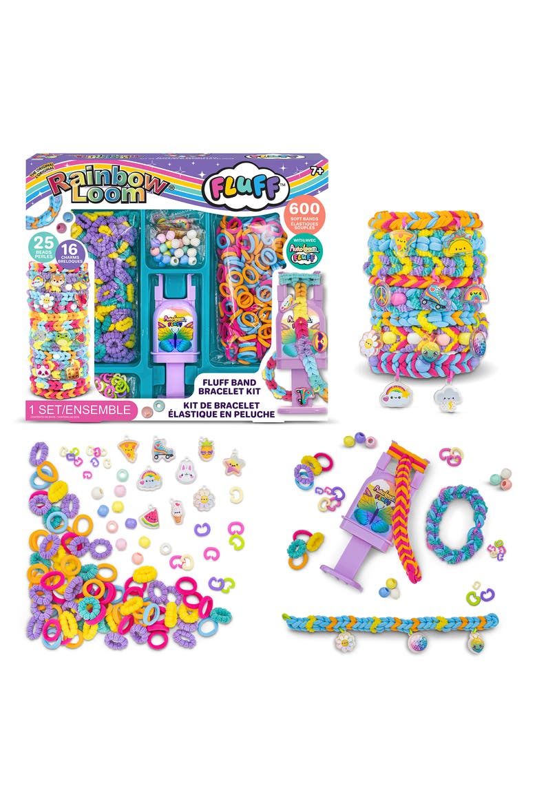 Fluff Bracelet Kit, Alternate, color, RAINBOW MULTI