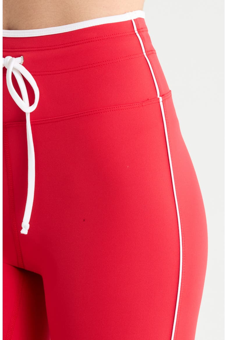 Sport Sprint High Waist Leggings, Alternate, color, CHERRY/WHITE