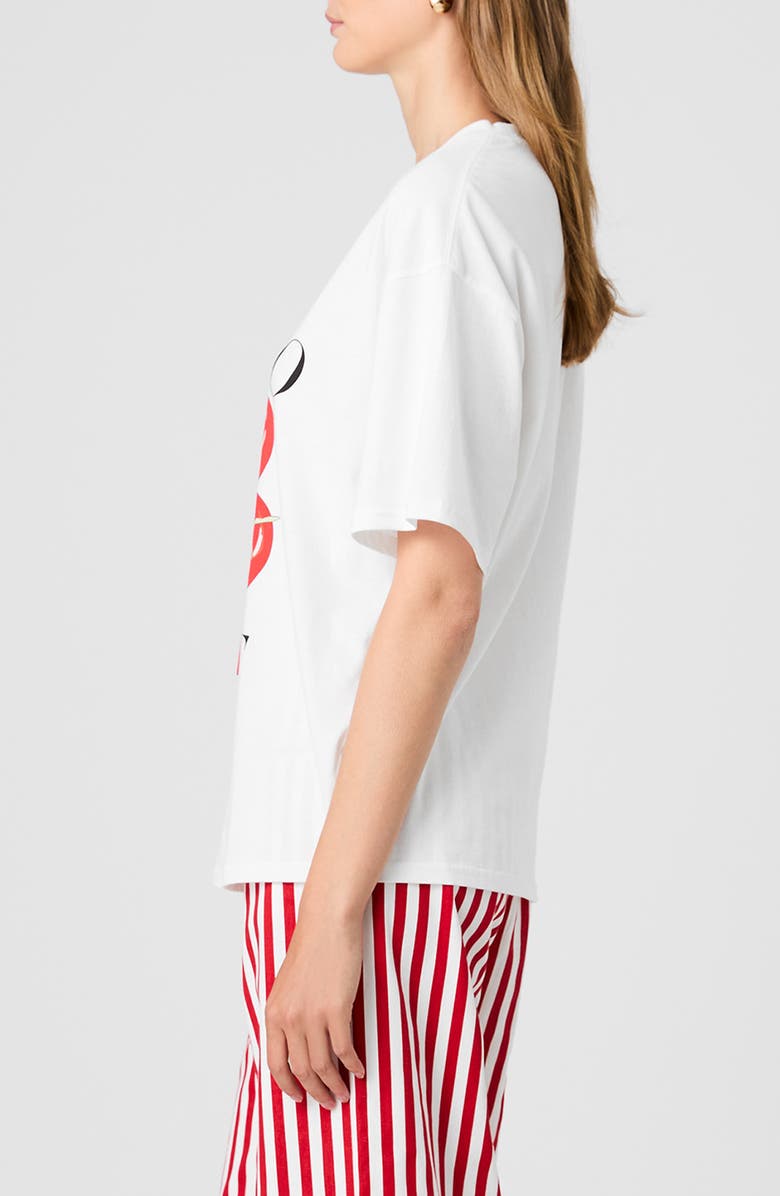 French Connection La Tomate Oversize Cotton Graphic T-Shirt, Alternate, color,