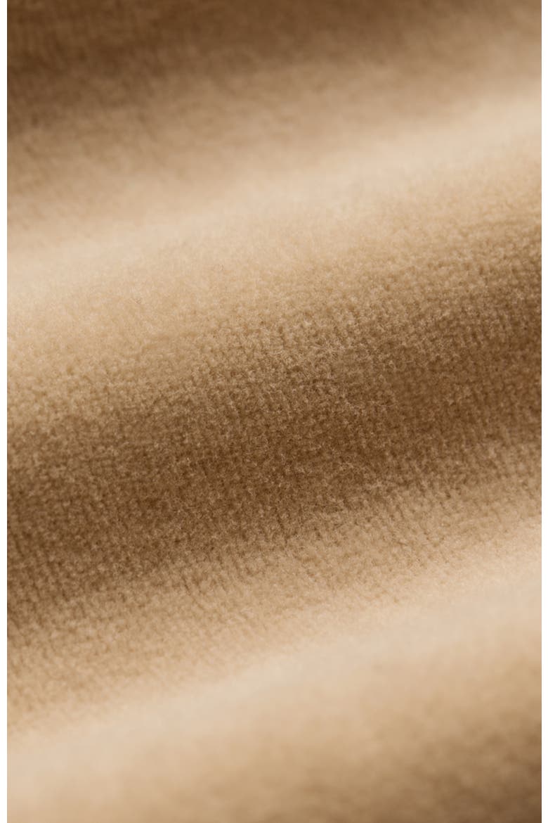 Pure Velour Crew Sweatshirt, Alternate, color, Sesame