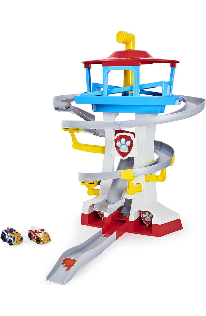 PAW PATROL Adventure Bay Lookout Tower Playset, Main, color, Blue