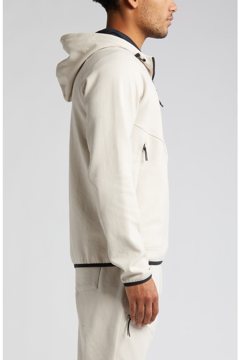 Powertek Full Zip Hoodie, Alternate, color, GREY PEBBLE