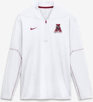 Nike Men's Nike White Alabama Crimson Tide 2026 Sideline Midweight Half-Zip Dri-FIT Pullover