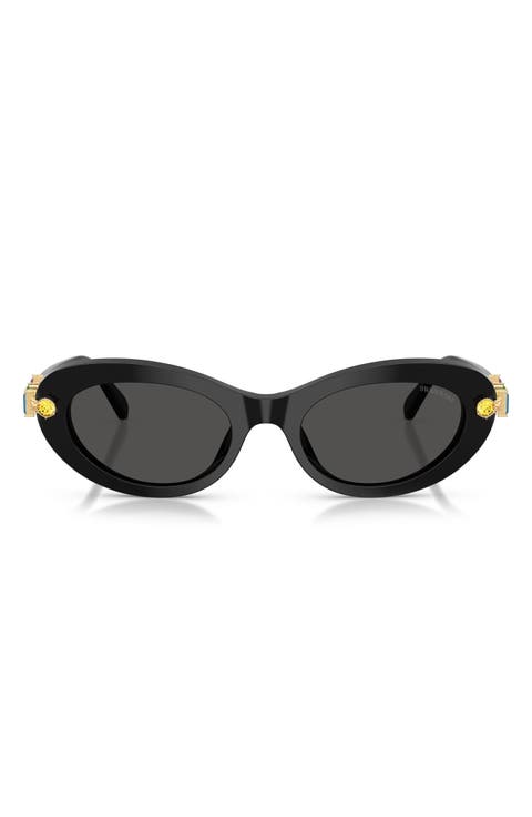 53mm Oval Sunglasses