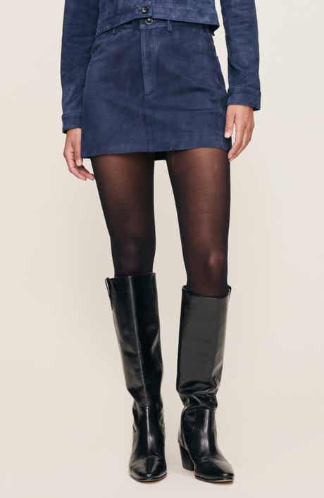 Alma Suede Miniskirt