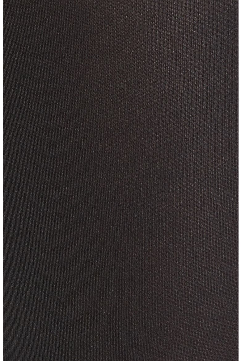 Matte Opaque Tights, Alternate, color, BLACK