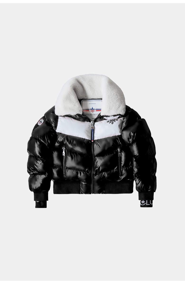 Malibu Ski Club Apres Slick Bomber, Alternate, color, Black