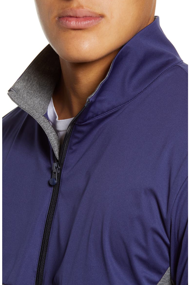 Hybrid Golf Jacket, Alternate, color, SMOKE HEATHER