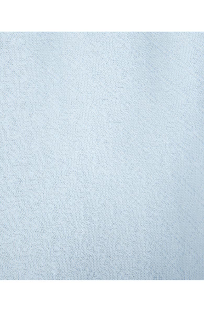 Little Me Playful Organic Cotton Cardigan & Pants Set, Alternate, color, Blue