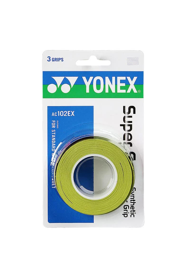 Wet Super Grap Overgrip 3-pack, Main, color, Citrus Green