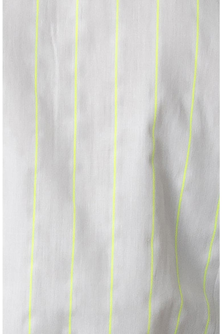 Galileo Fluo Short Sleeve Cotton Button-Up Shirt, Alternate, color, WHITE