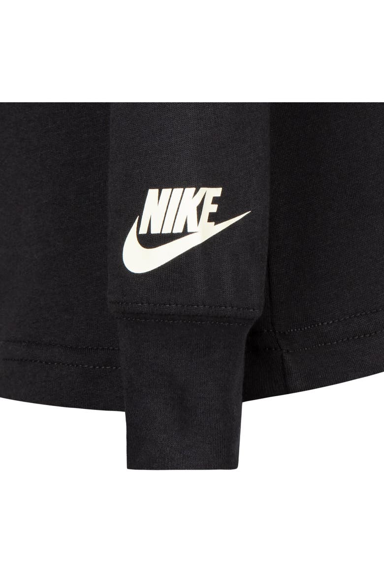 Nike Kids' Futura Hazard Tread Long Sleeve T-Shirt, Alternate, color, Black